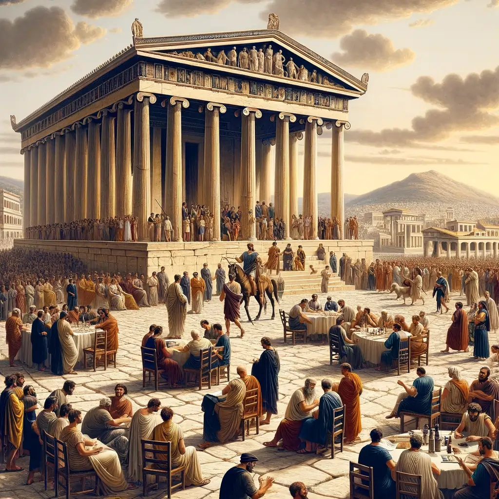 Aten blir en demokrati 460 fkr