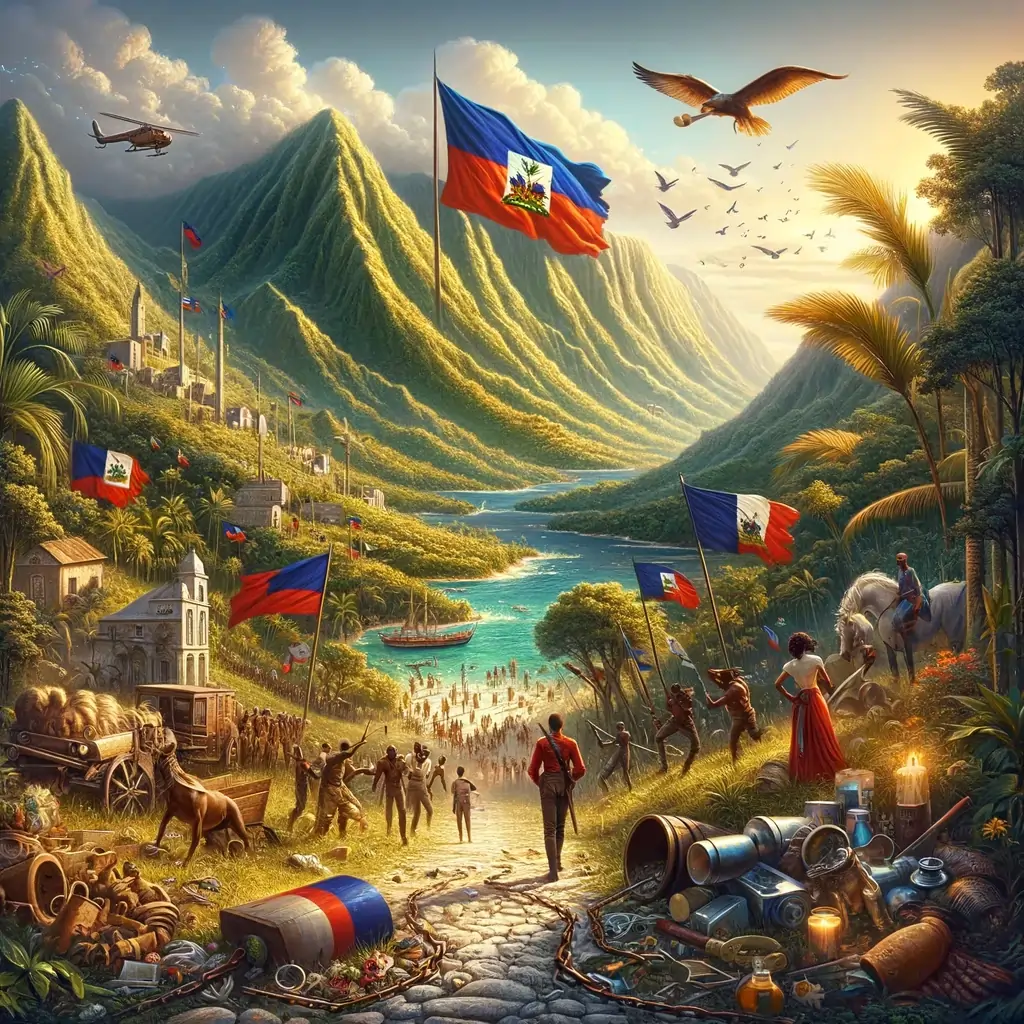 Haiti gör uppror 1804