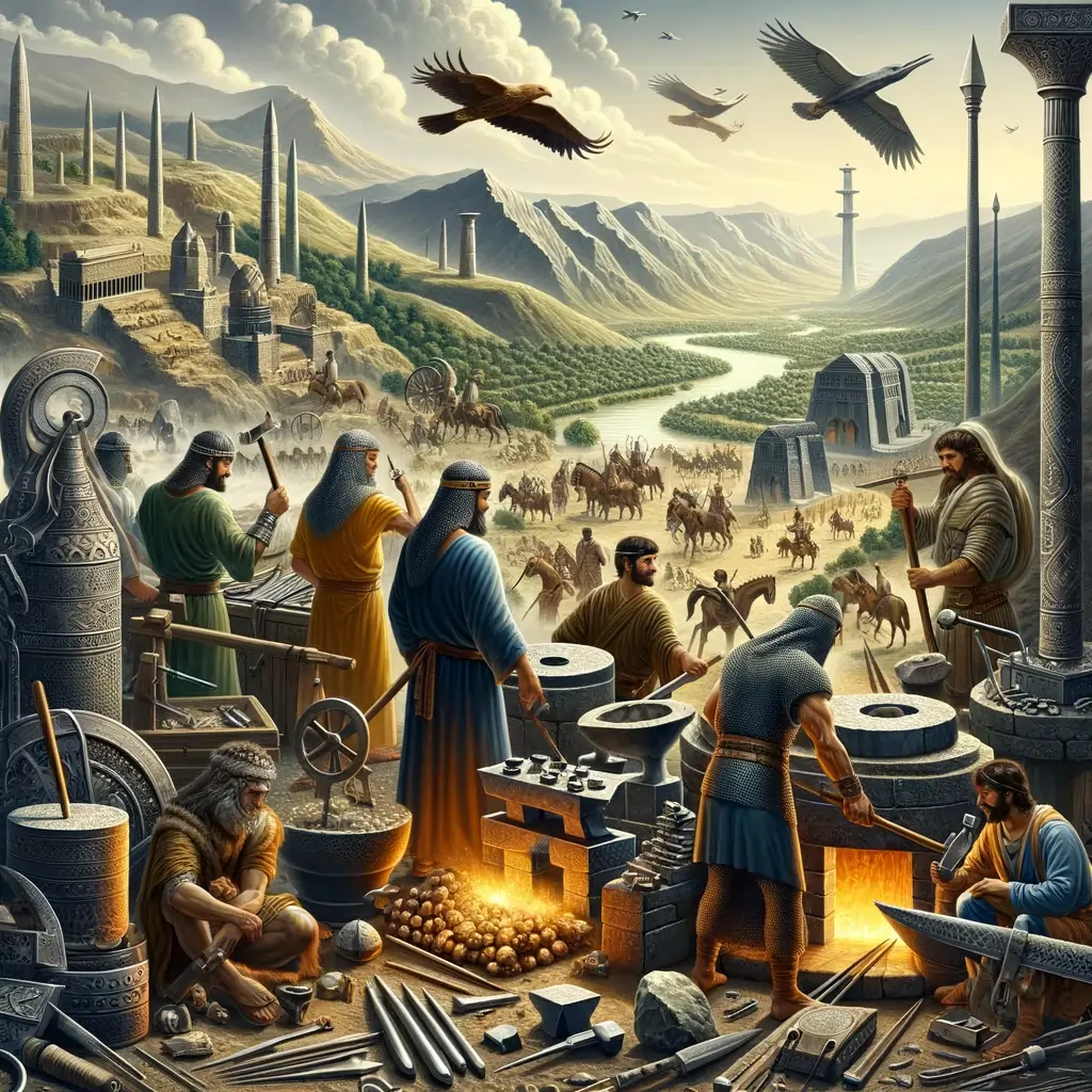 Järnåldern inleds cirka 1100 fkr