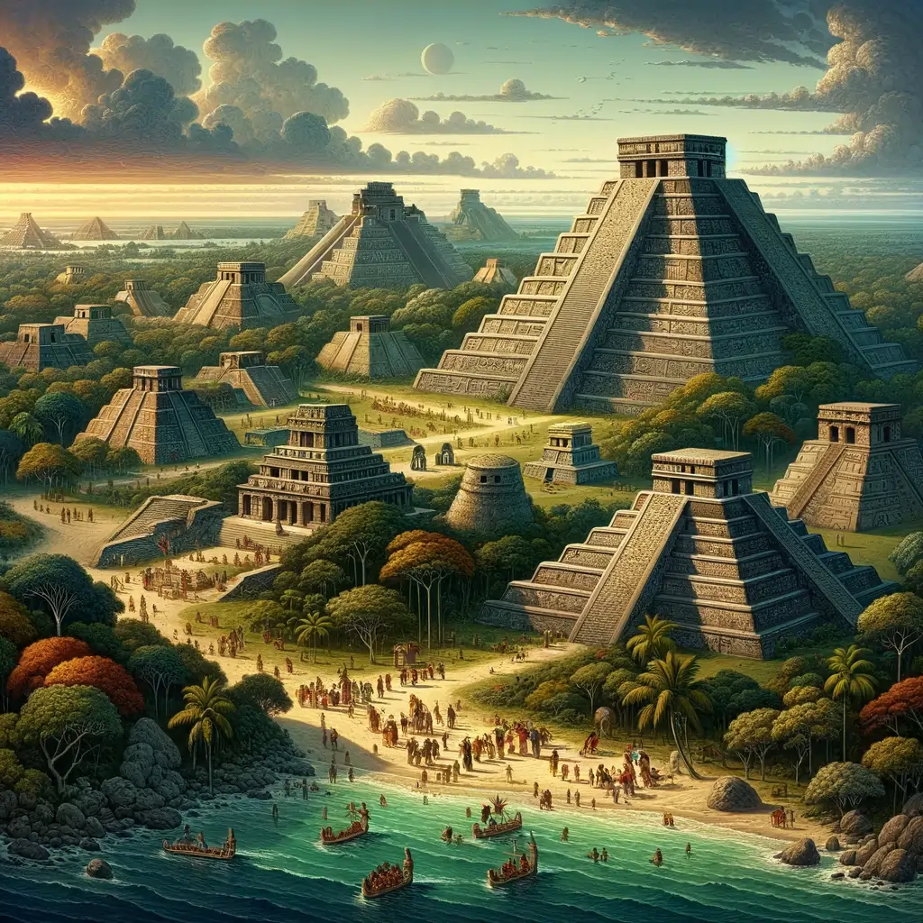 Mayakulturen växer fram 750 fkr